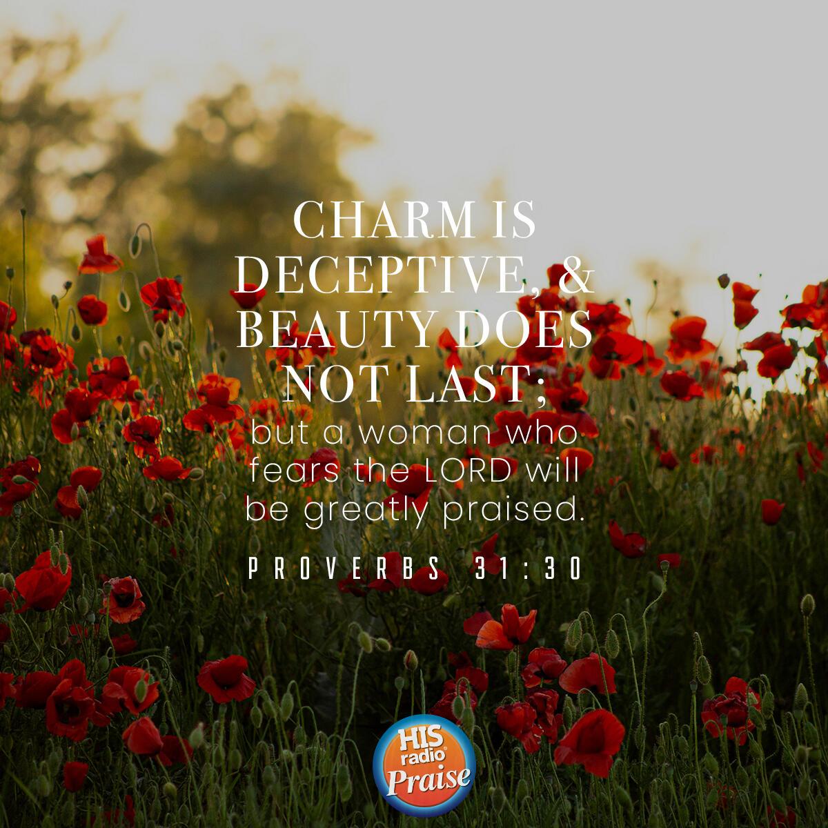 Proverbs 31:30 - Verse of the Day