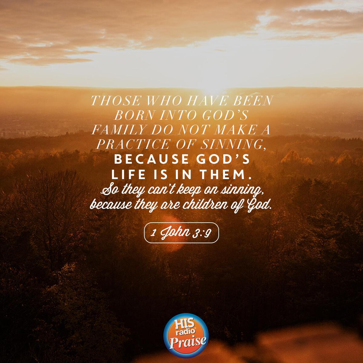 1 John 3:9 - Verse of the Day