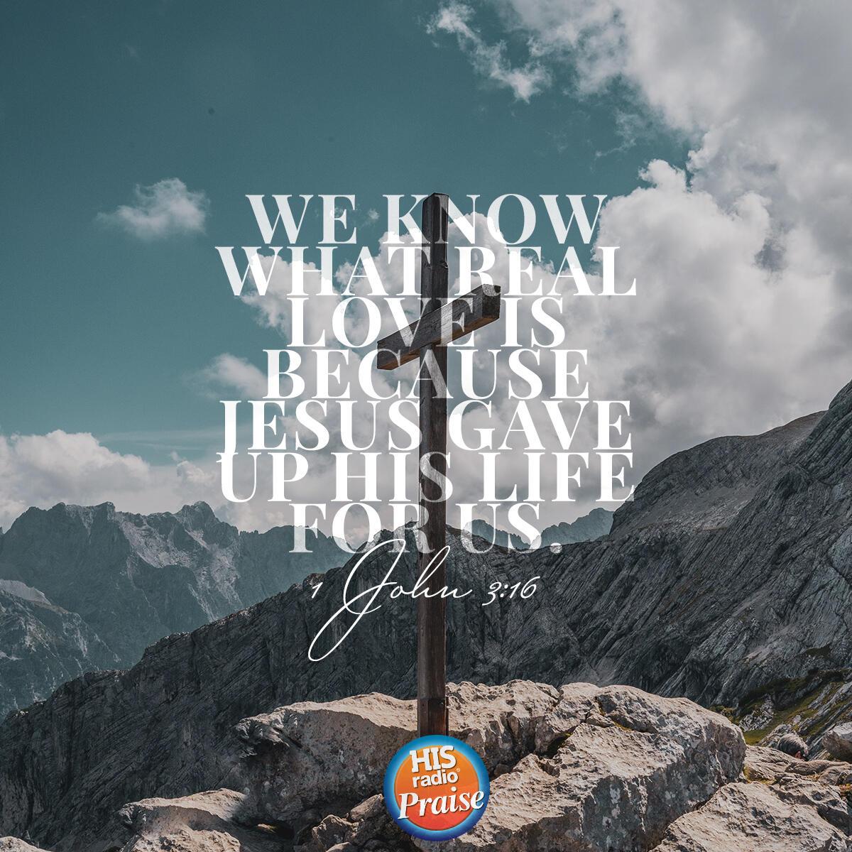 1 John 3:16 - Verse of the Day