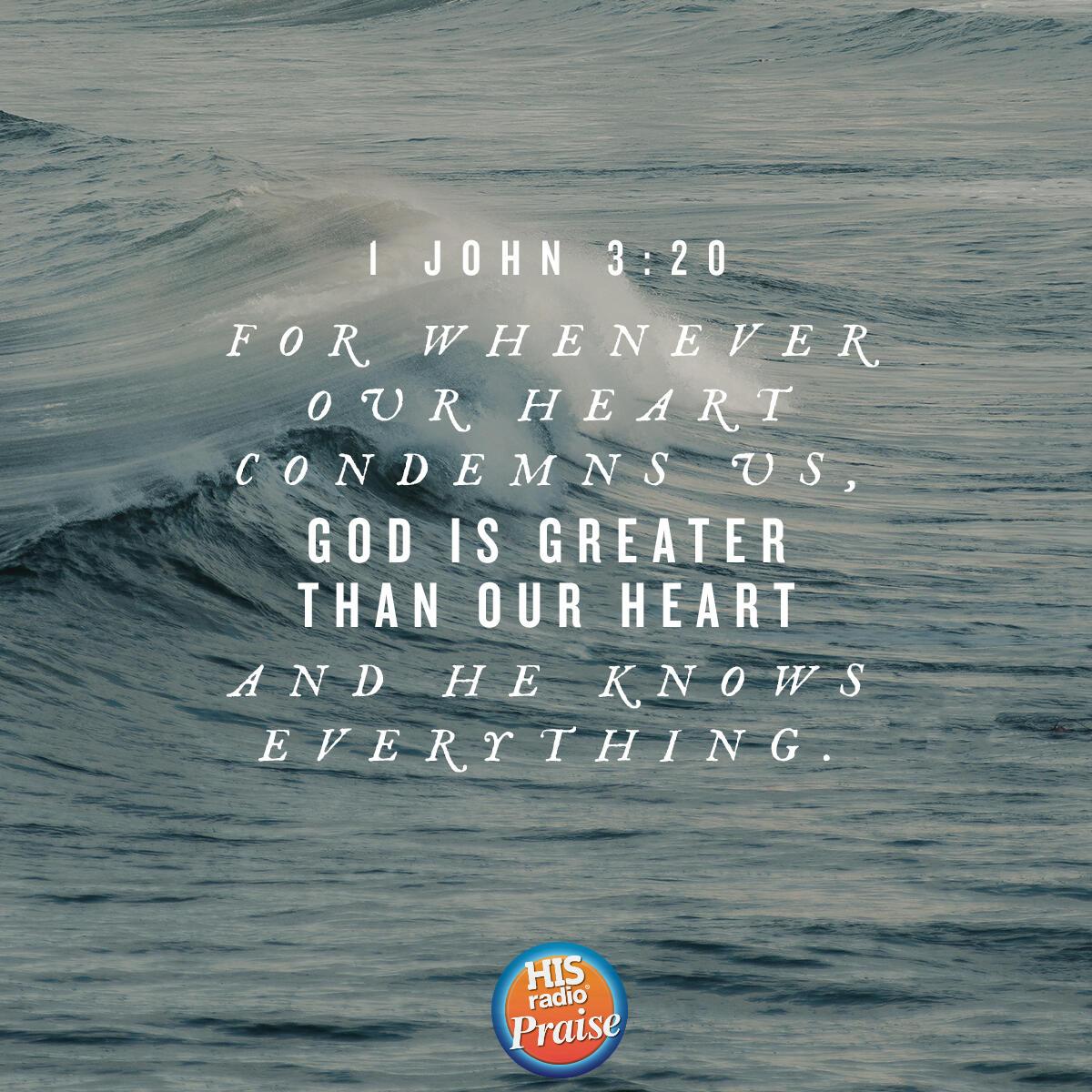 1 John 3:20 - Verse of the Day