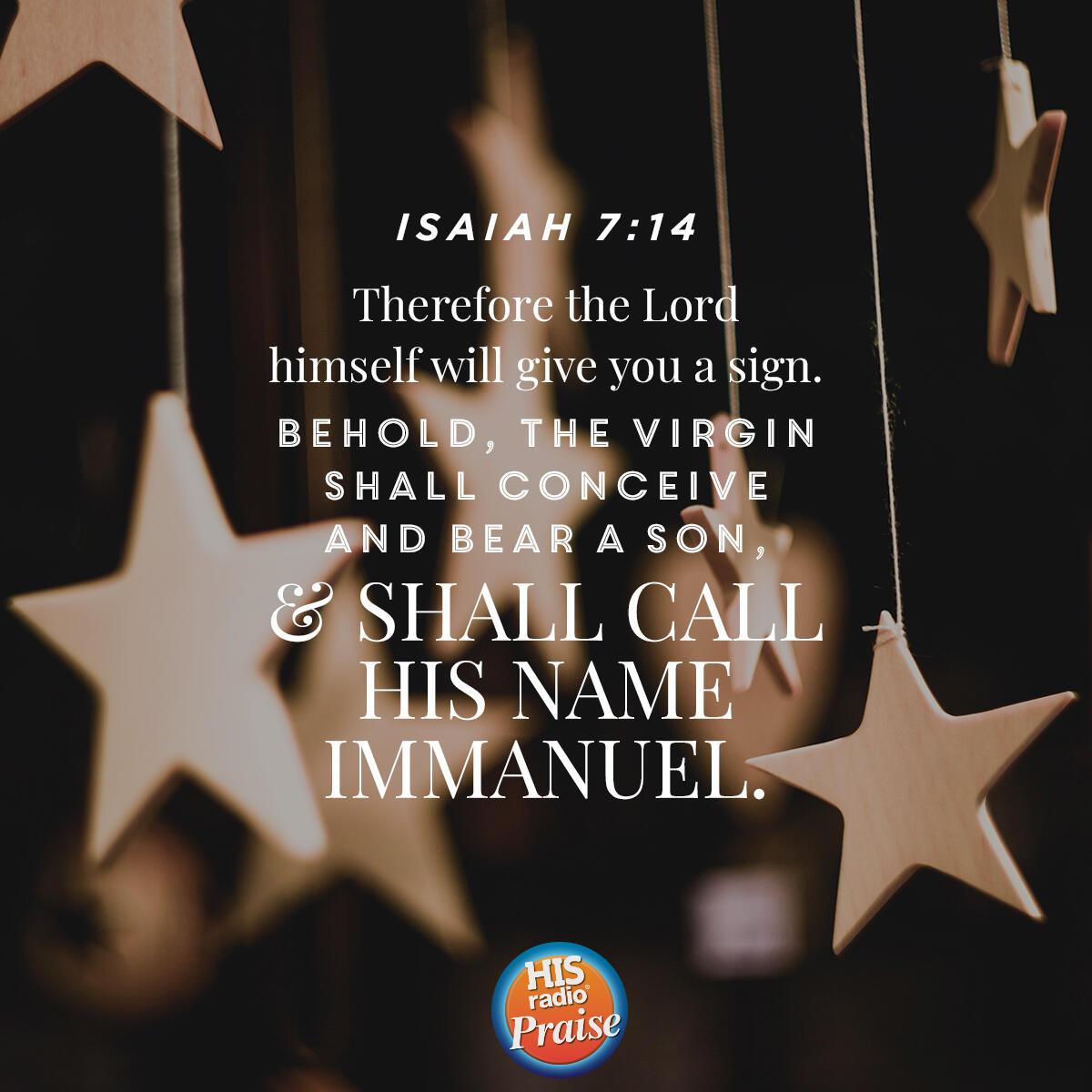 Isaiah 7:14 - Verse of the Day