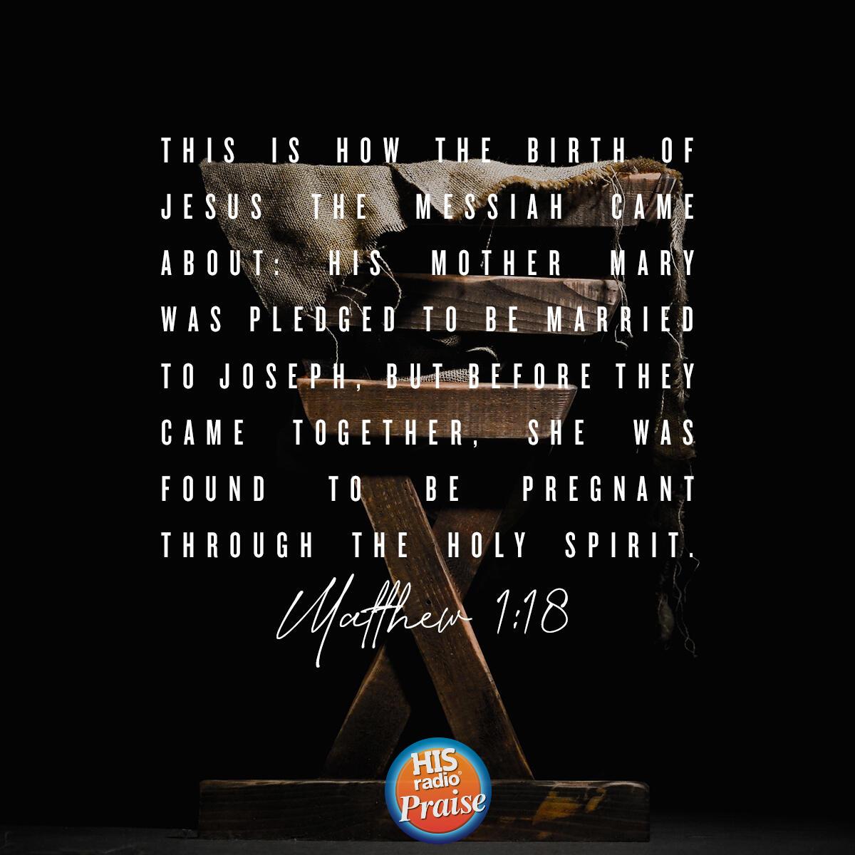 Matthew 1:18 - Verse of the Day