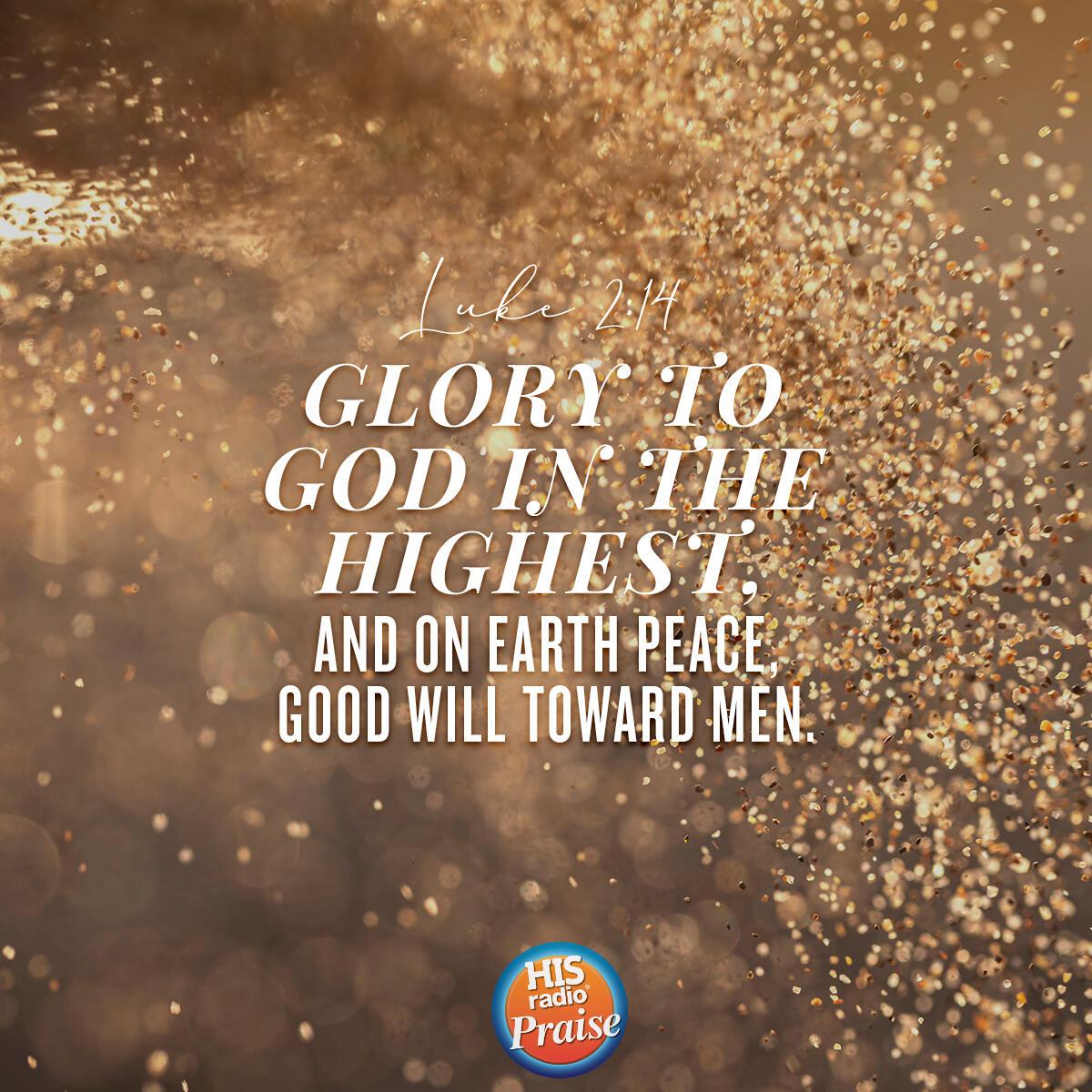 Luke 2:14 - Verse of the Day