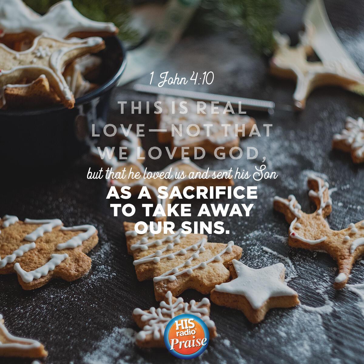1 John 4:10 - Verse of the Day