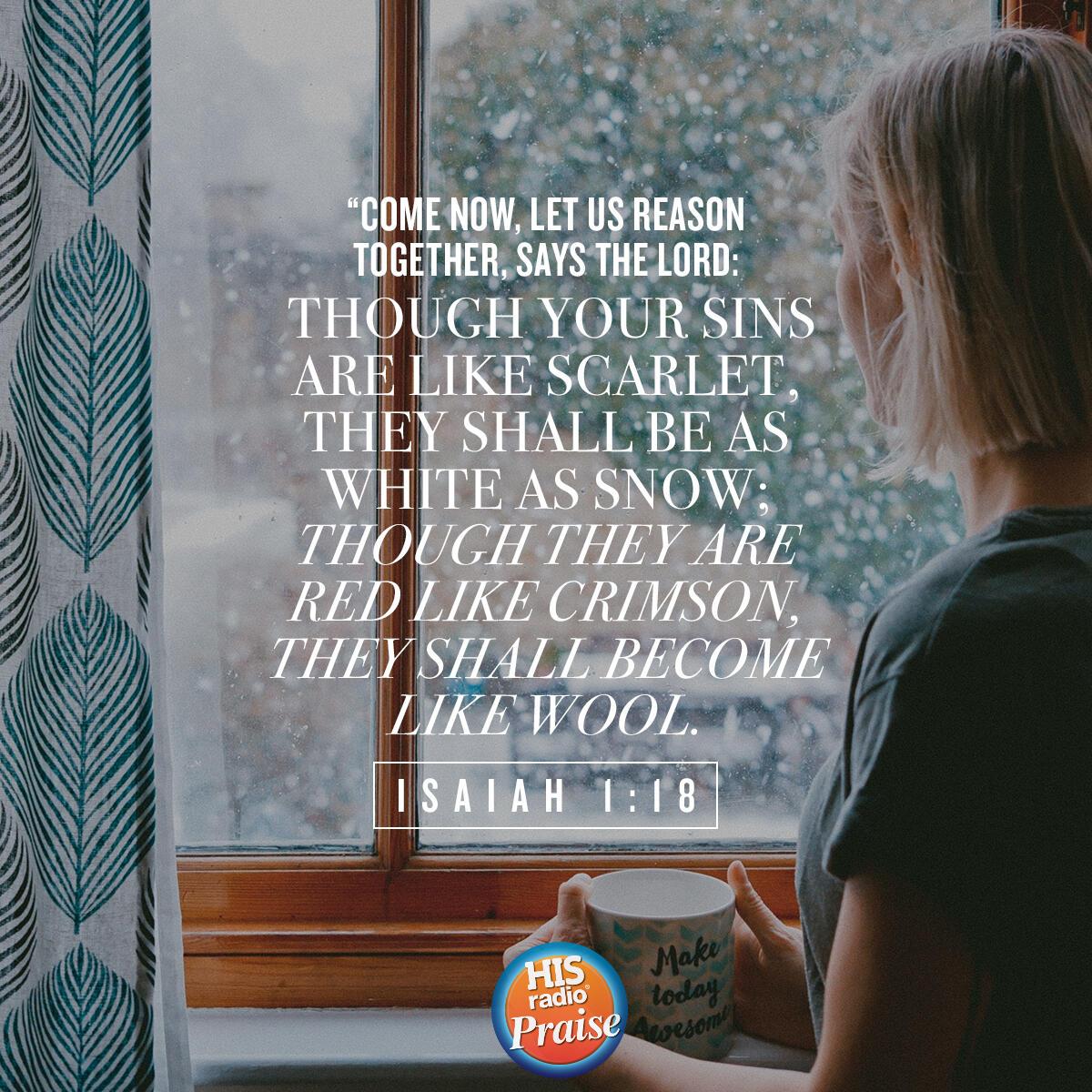 Isaiah 1:18 - Verse of the Day