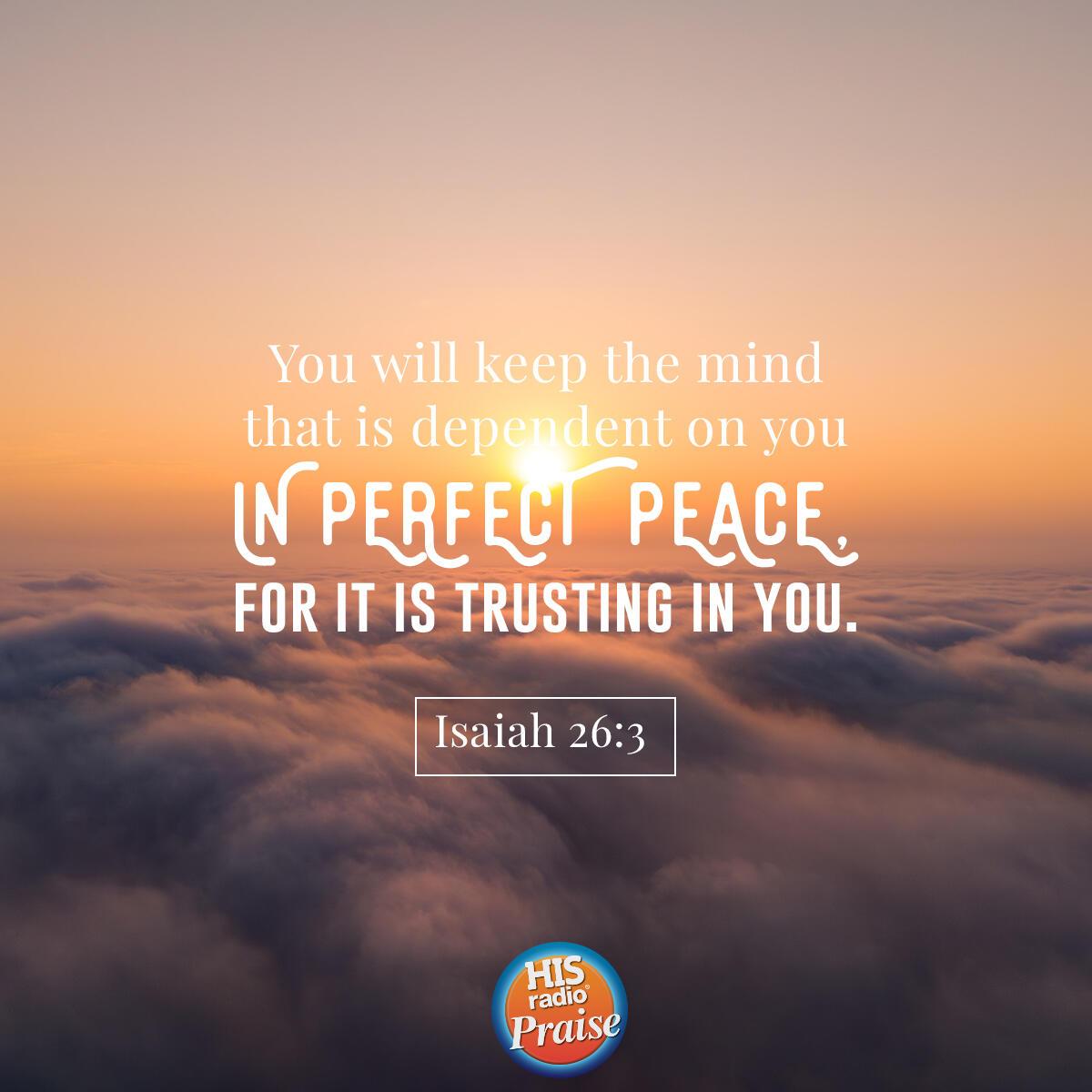 Isaiah 26:3 - Verse of the Day