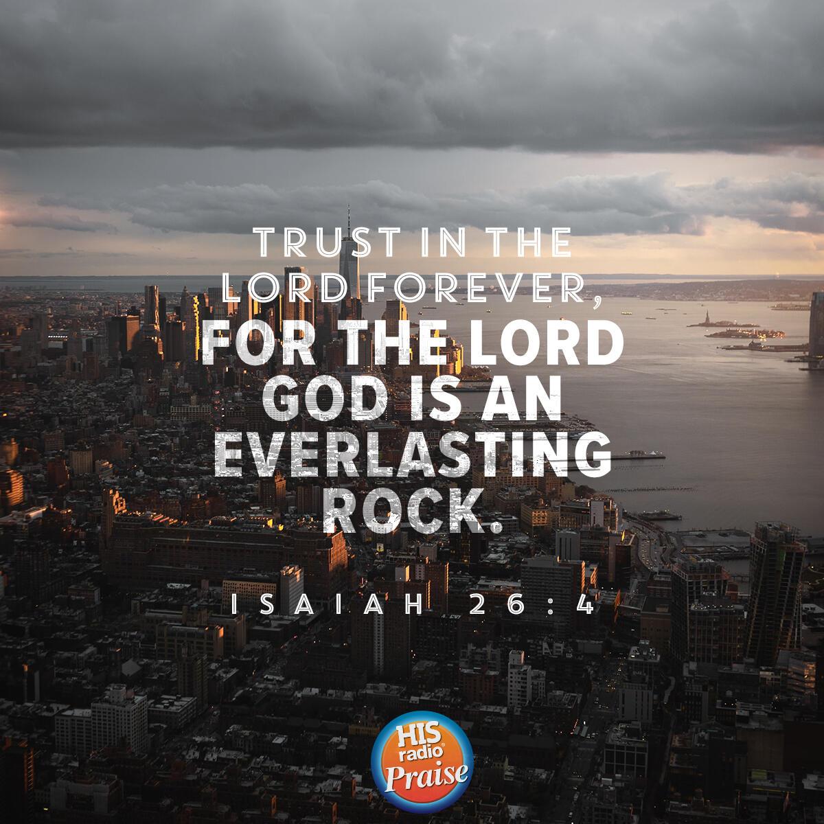 Isaiah 26:4 - Verse of the Day