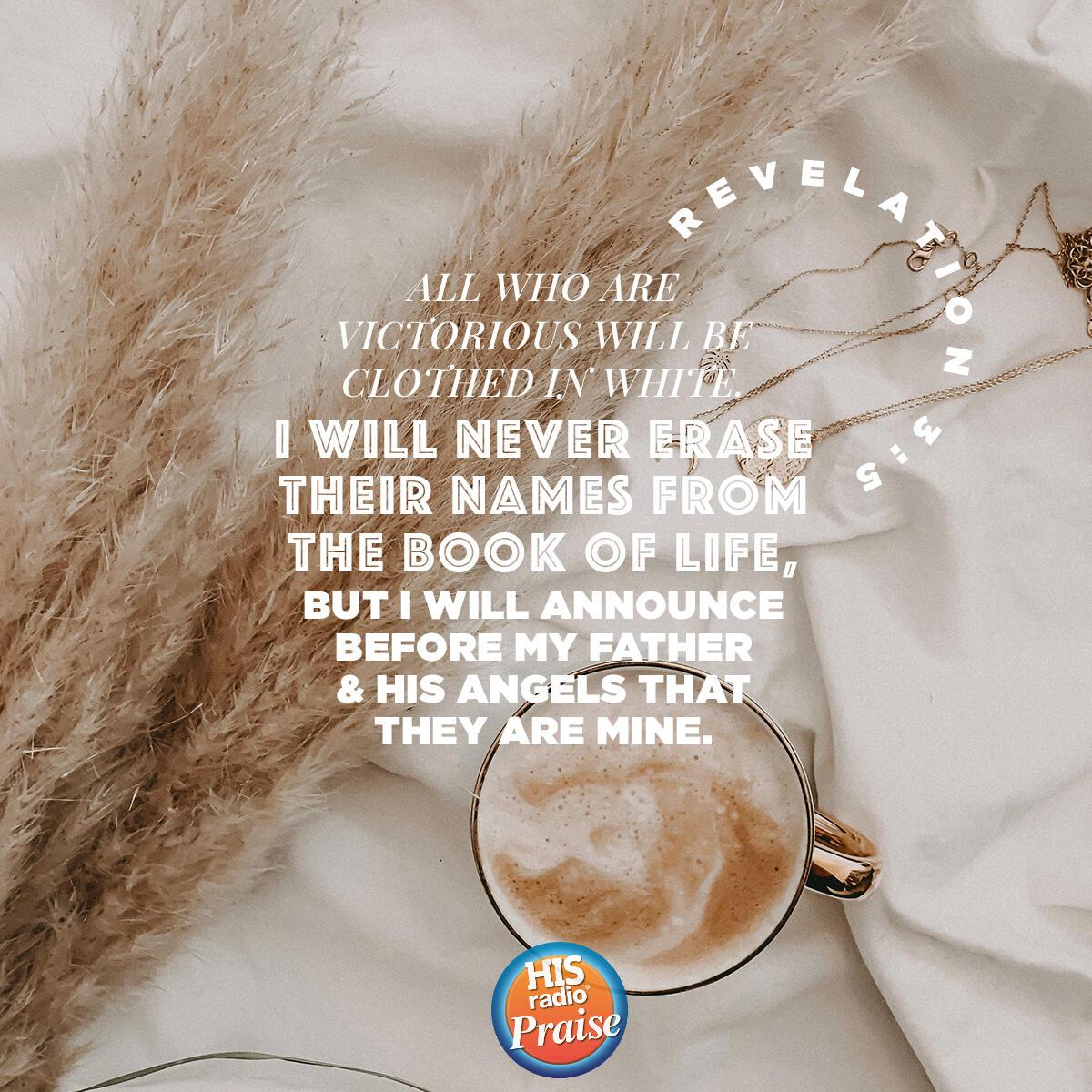 Revelation 3:5 - Verse of the Day