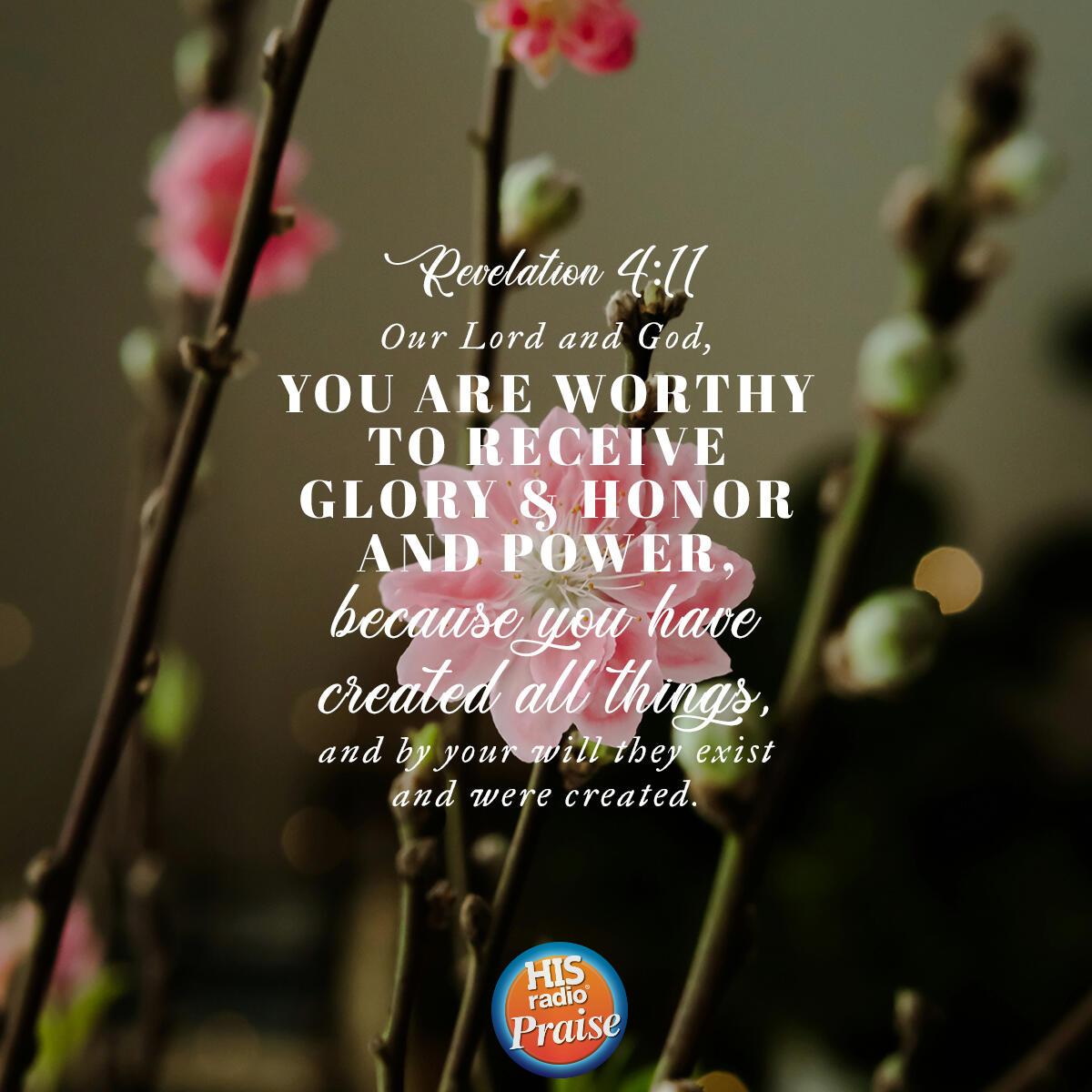 Revelation 4:11 - Verse of the Day