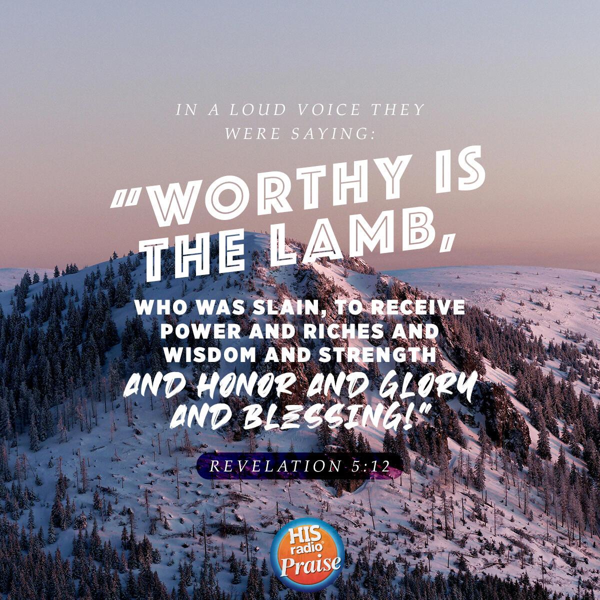 Revelation 5:12 - Verse of the Day