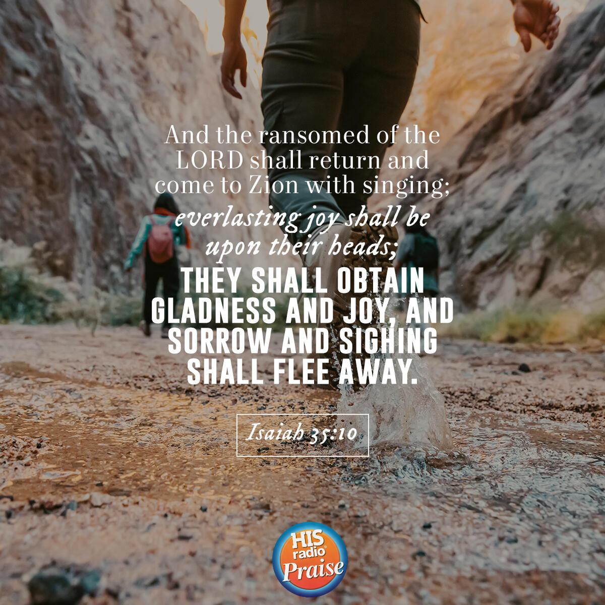 Isaiah 35:10 - Verse of the Day