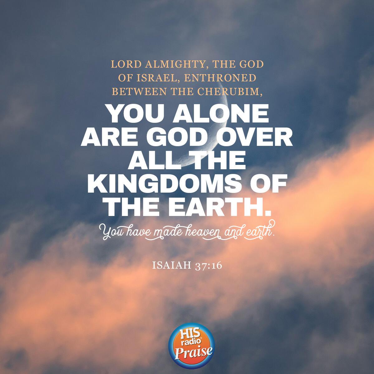Isaiah 37:16 - Verse of the Day