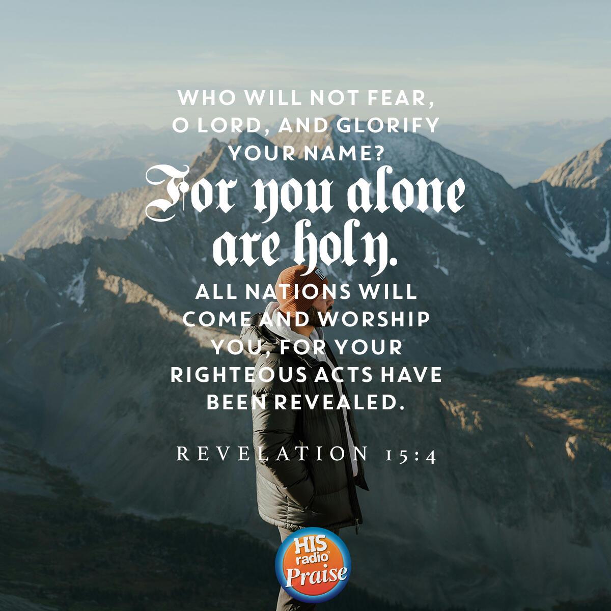 Revelation 15:4 - Verse of the Day