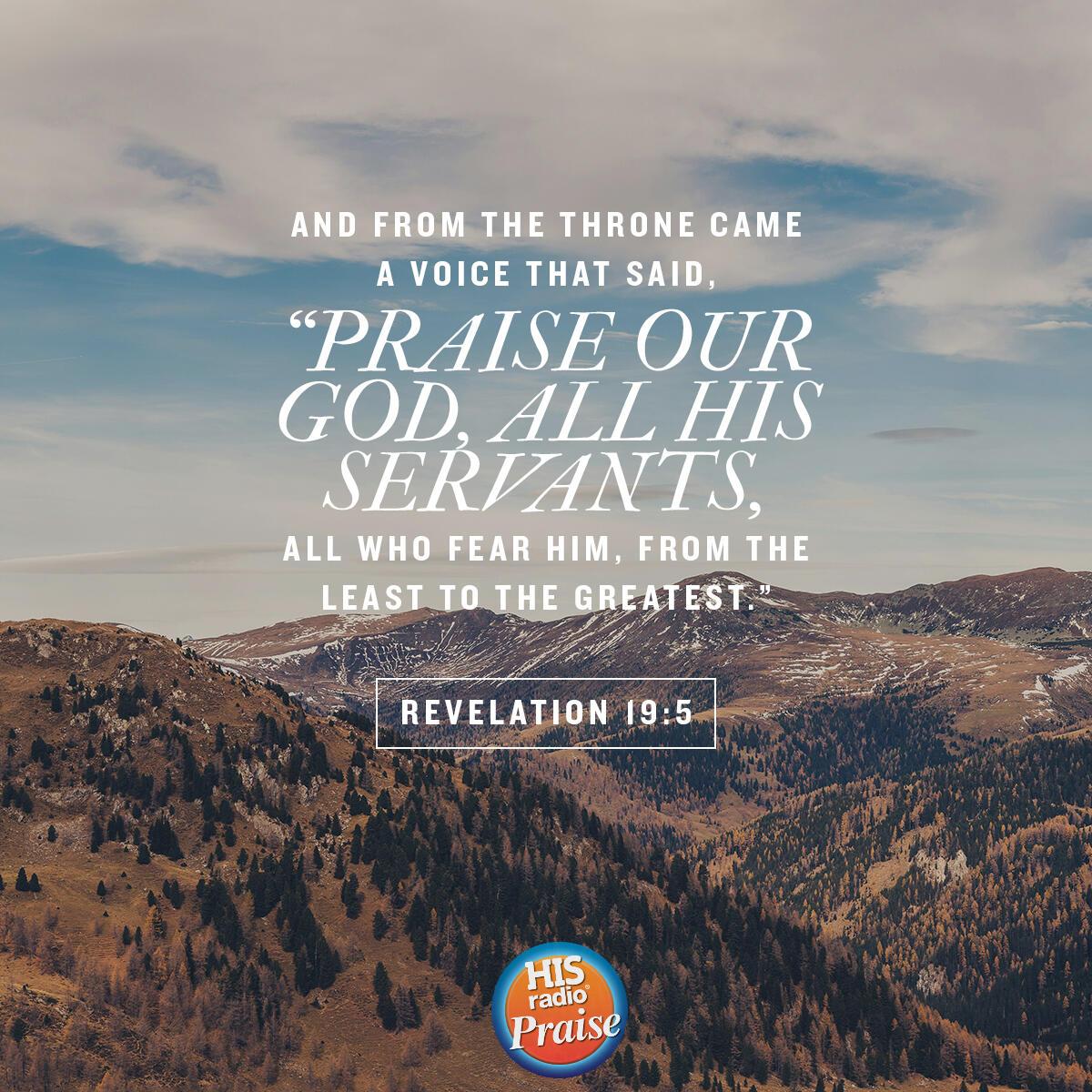 Revelation 19:5 - Verse of the Day