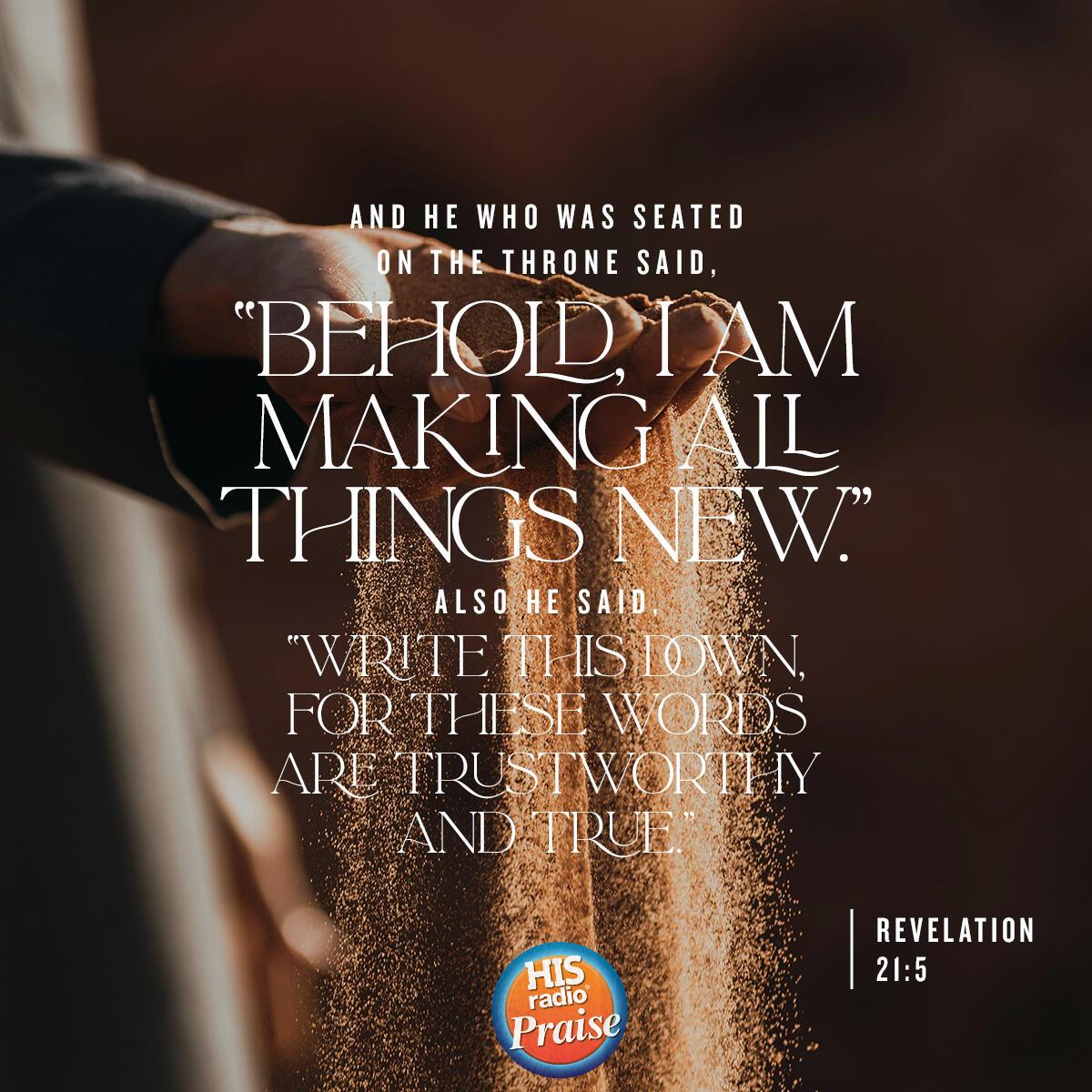 Revelation 21:5 - Verse of the Day