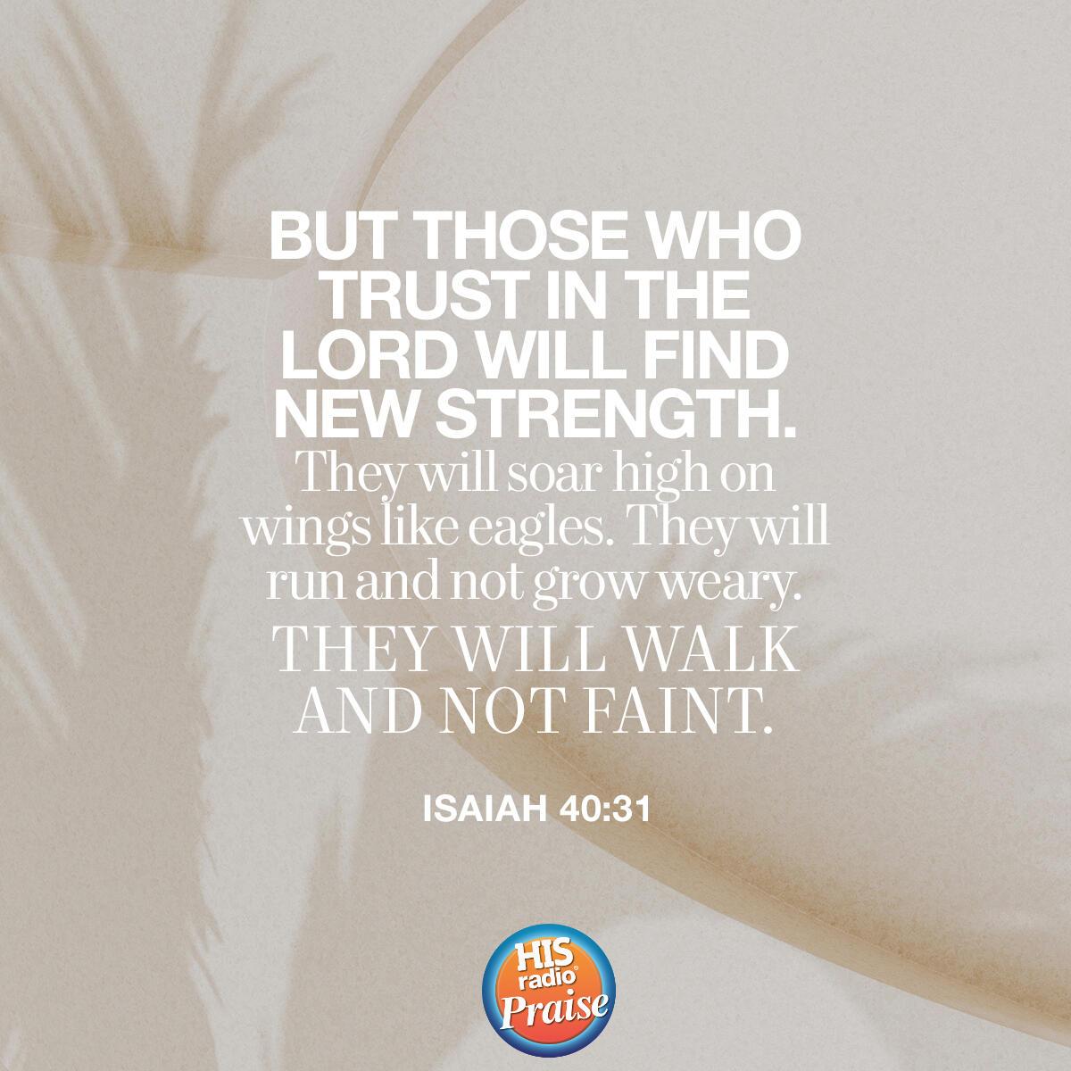 Isaiah 40:31 - Verse of the Day