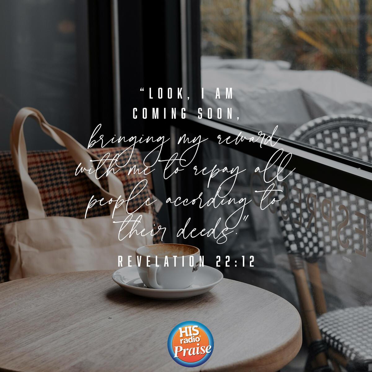 Revelation 22:12 - Verse of the Day