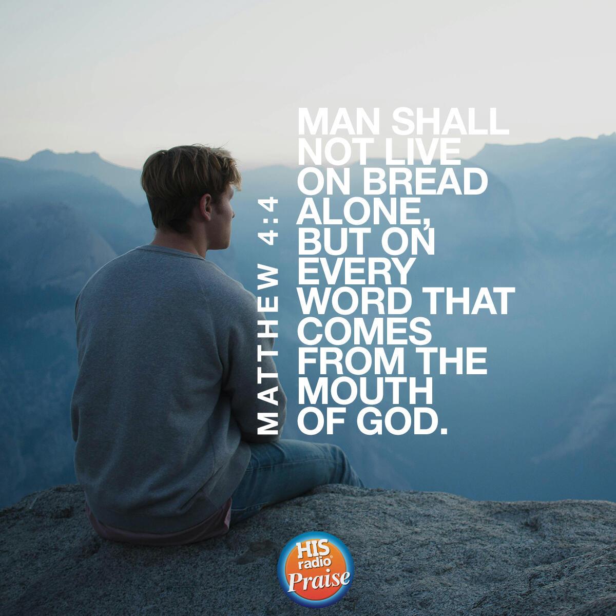 Matthew 4:4 - Verse of the Day