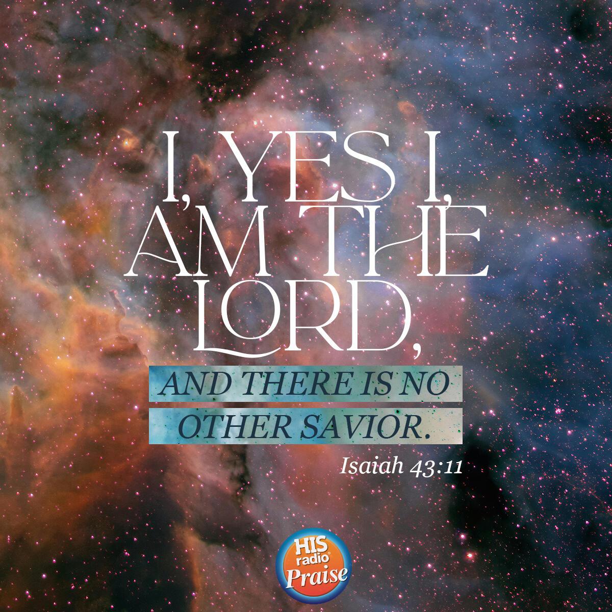 Isaiah 43:11 - Verse of the Day