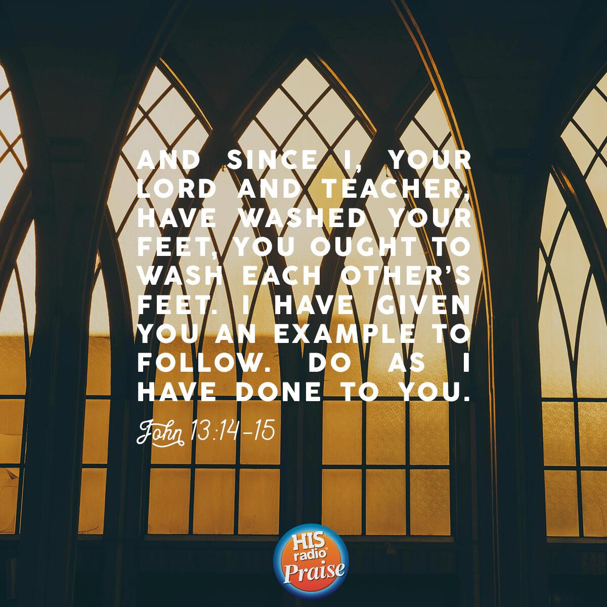 John 13:14-15 - Verse of the Day