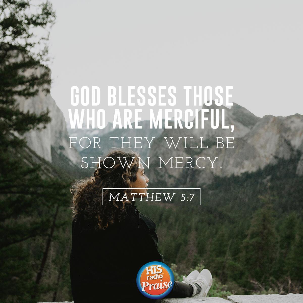 Matthew 5:7 - Verse of the Day