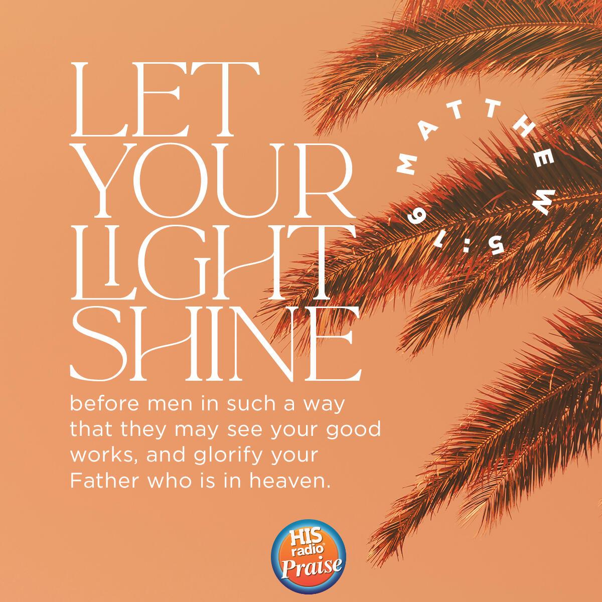 Matthew 5:16 - Verse of the Day