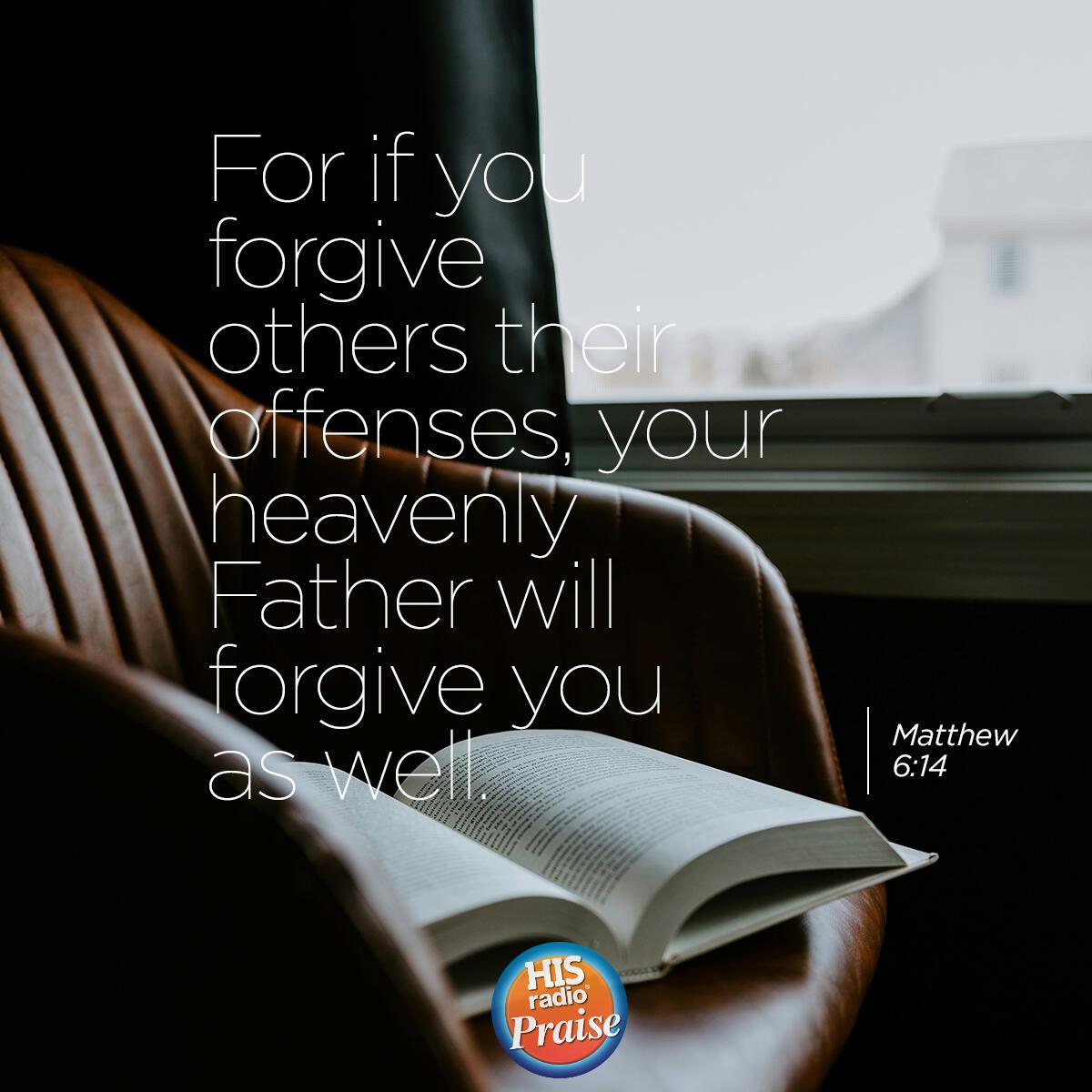 Matthew 6:14 - Verse of the Day
