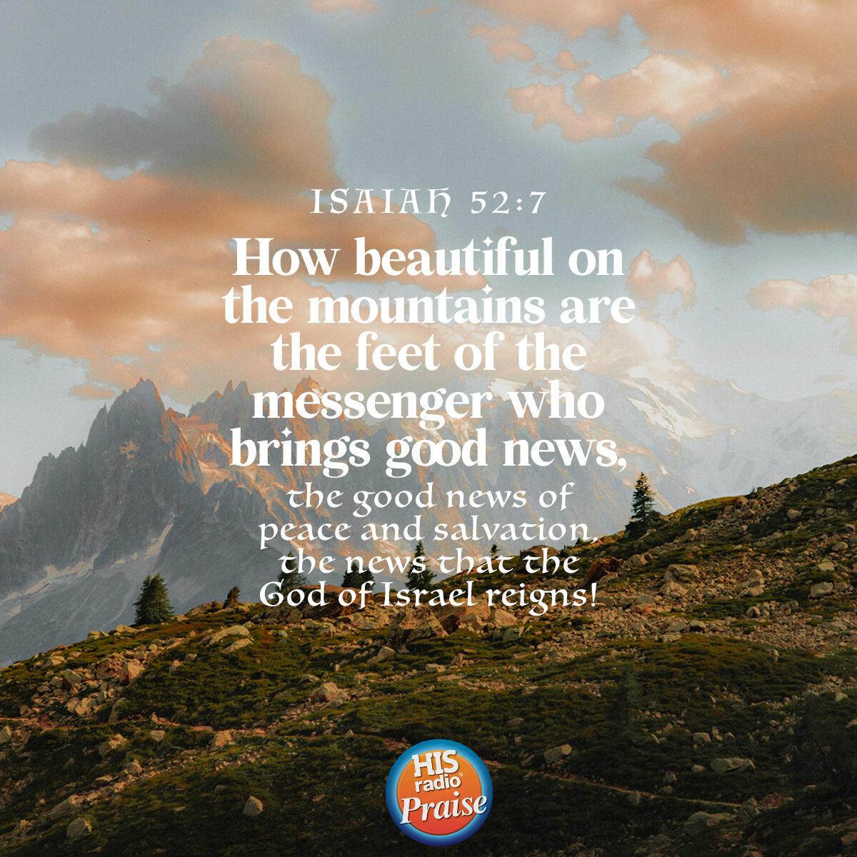 Isaiah 52:7 - Verse of the Day
