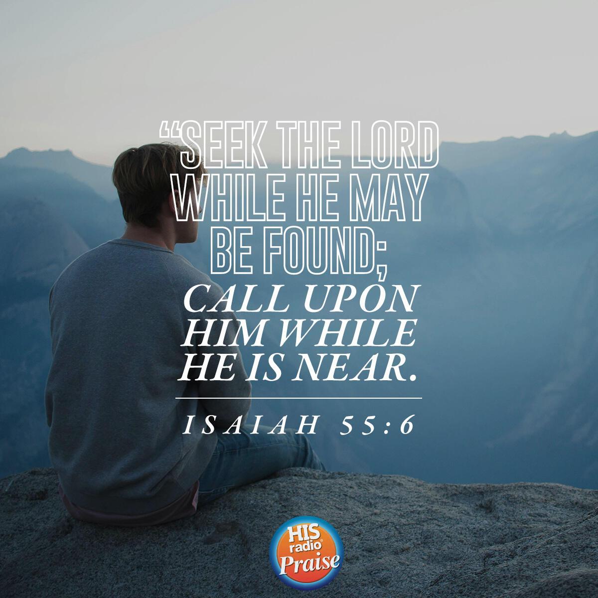 Isaiah  55:6 - Verse of the Day