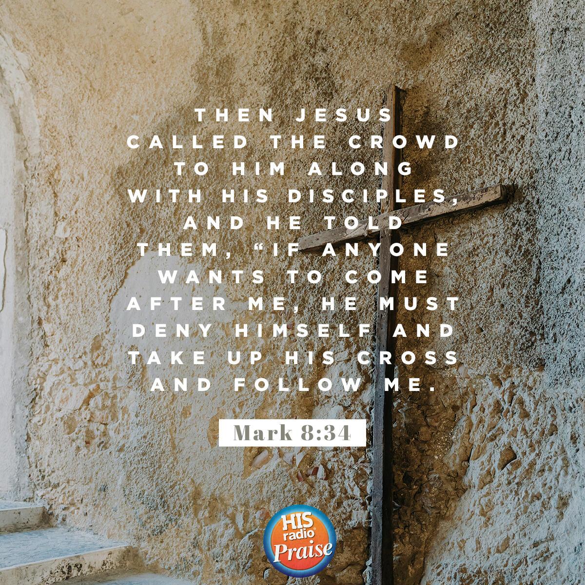 Mark 8:34 - Verse of the Day
