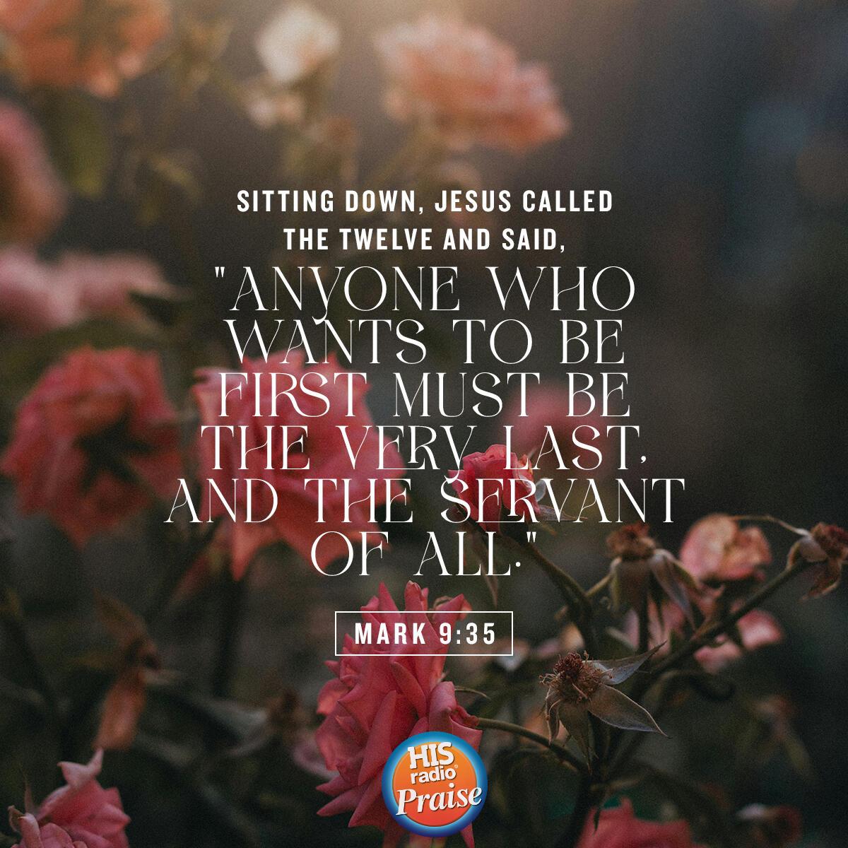 Mark 9:35 - Verse of the Day