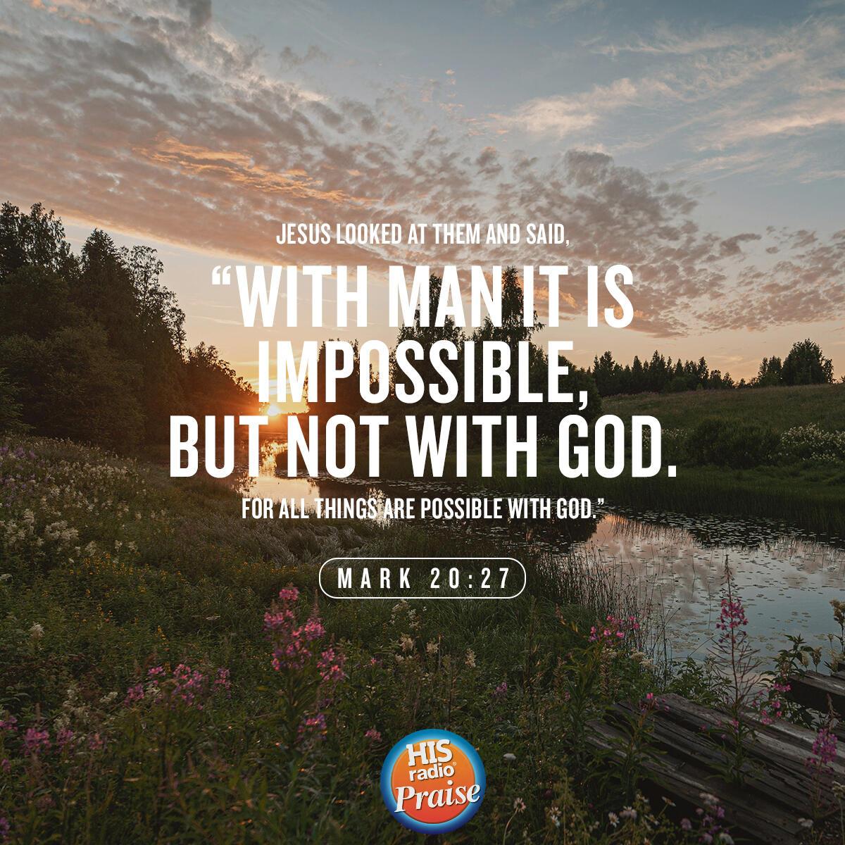 Mark 20:27 - Verse of the Day