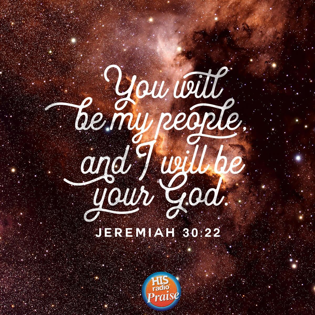 Jeremiah 30:22 - Verse of the Day