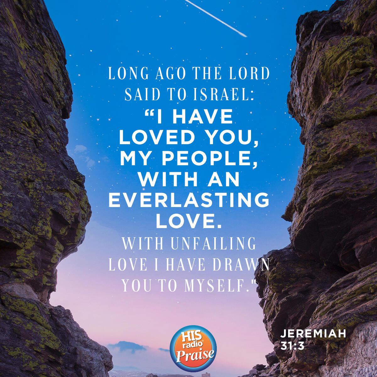 Jeremiah 31:3 - Verse of the Day