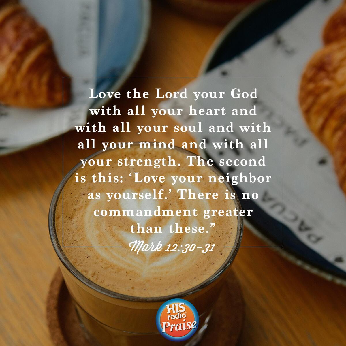 Mark 12:30-31 - Verse of the Day