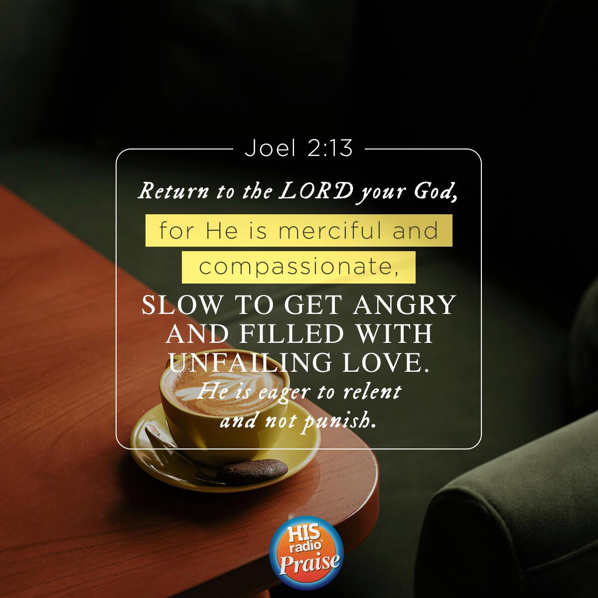 Joel 2:13 - Verse of the Day