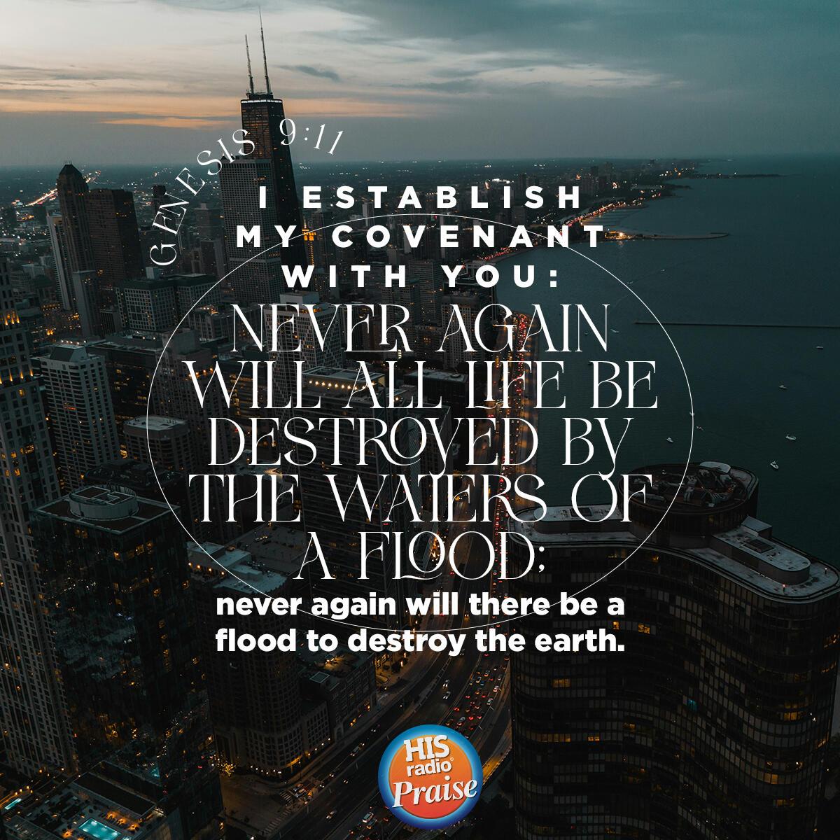 Genesis 9:11 - Verse of the Day