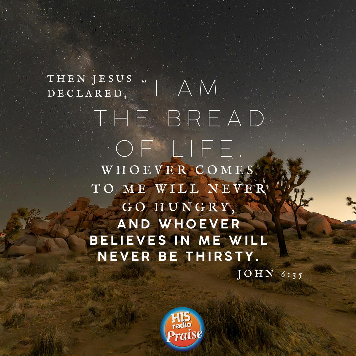 John 6:35 - Verse of the Day
