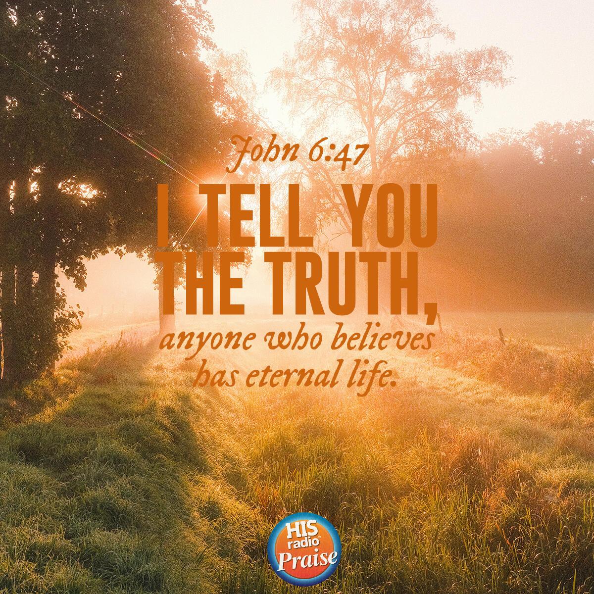 John 6:47 - Verse of the Day