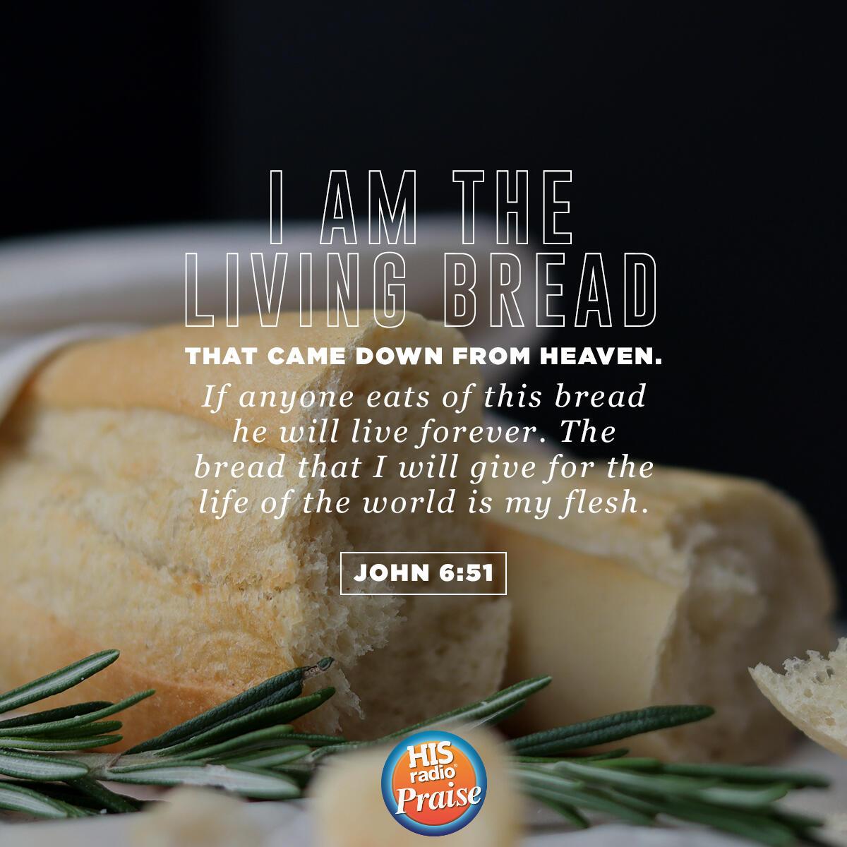 John 6:51 - Verse of the Day