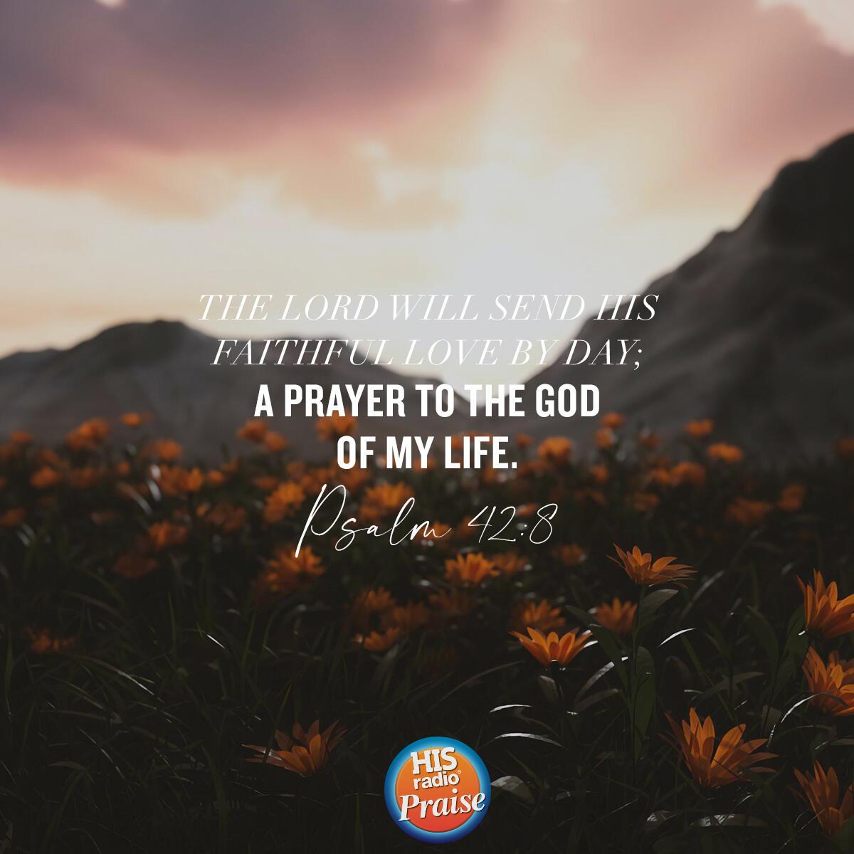 Psalm 42:8 - Verse of the Day